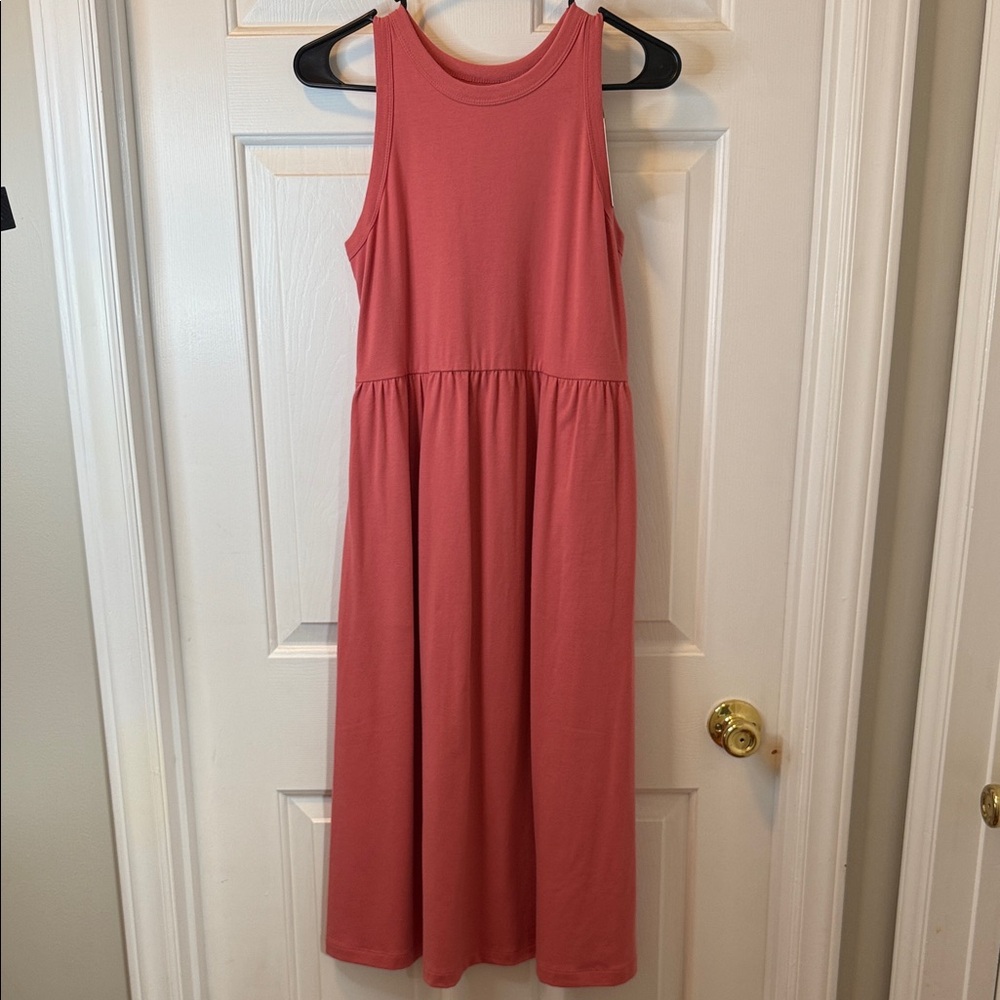 a new day Coral Midi Dress